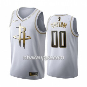 Houston Rockets Custom Nike 2019-2020 Valkoinen Golden Edition Pelipaidat Swingman - Miesten
